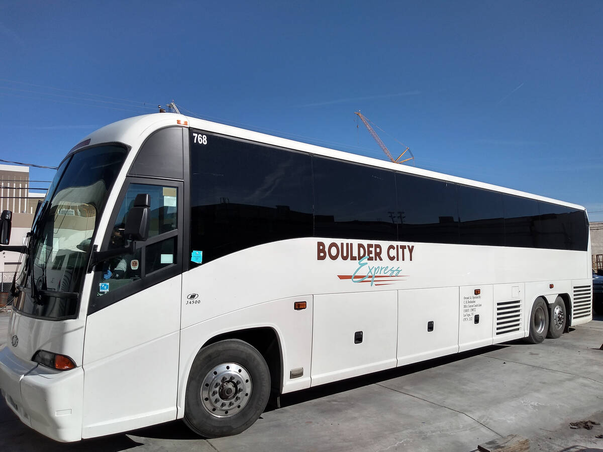 A tour company is now offering round-trip shuttles to Boulder City from the Strip. (National Pa ...