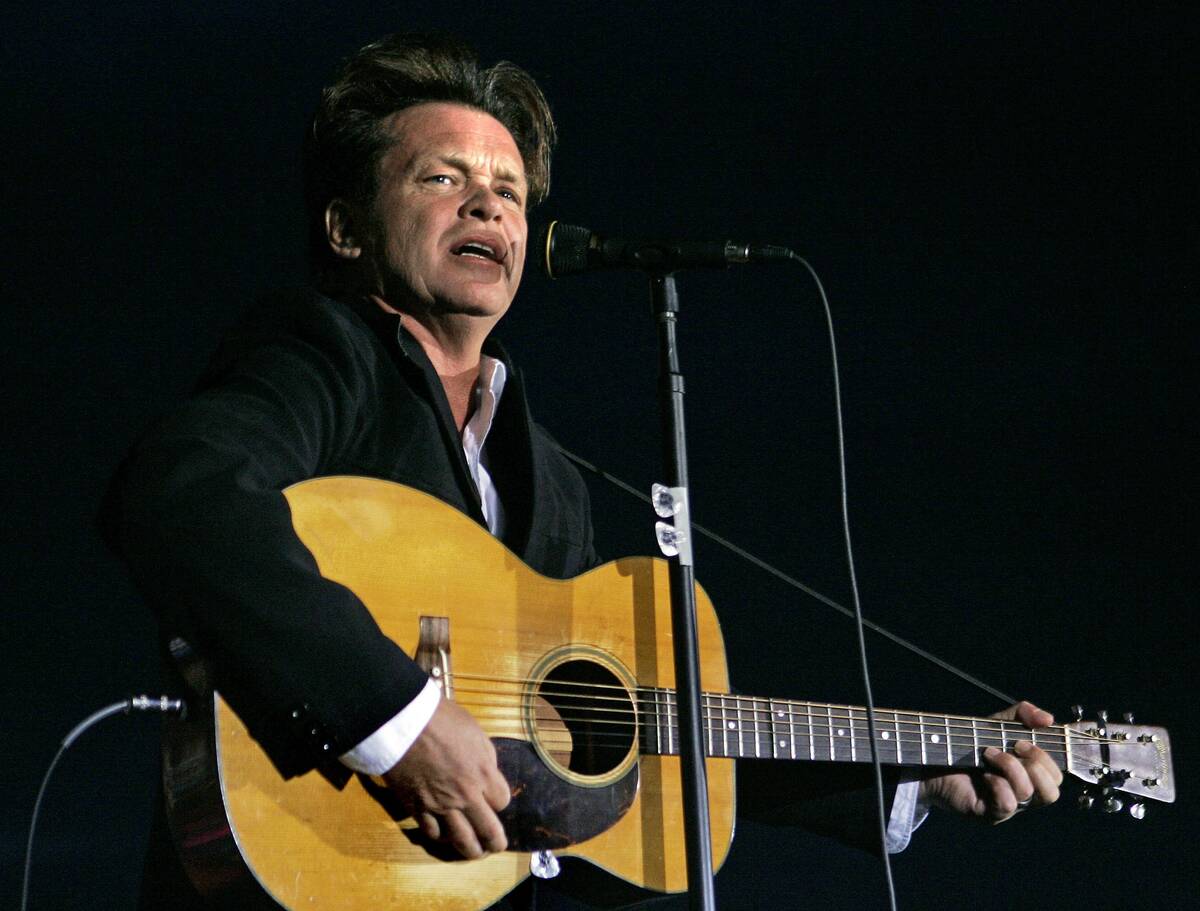In this May 3, 2008, file photo, John Mellencamp performs during a rally for Democratic preside ...