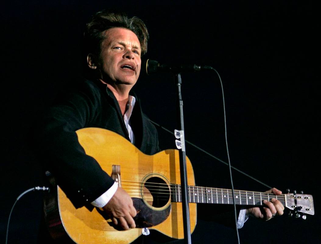 In this May 3, 2008, file photo, John Mellencamp performs during a rally for Democratic preside ...
