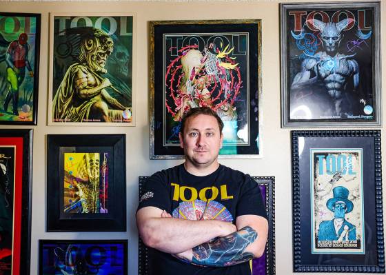 Kris West, who runs the podcast Spiral Out that interviews artists that create Tool posters and ...