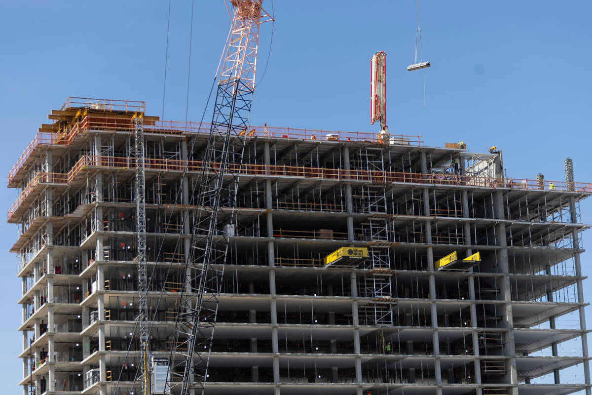The construction site of the future Durango Resort in Las Vegas, Thursday, Sept. 29, 2022. (Eri ...