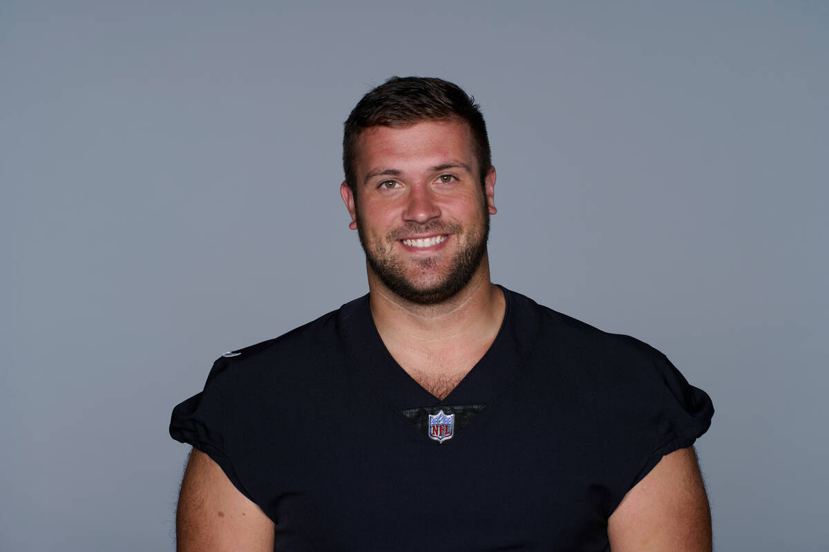 This is a photo of Alex Bars of the Las Vegas Raiders NFL football team. This image reflects th ...