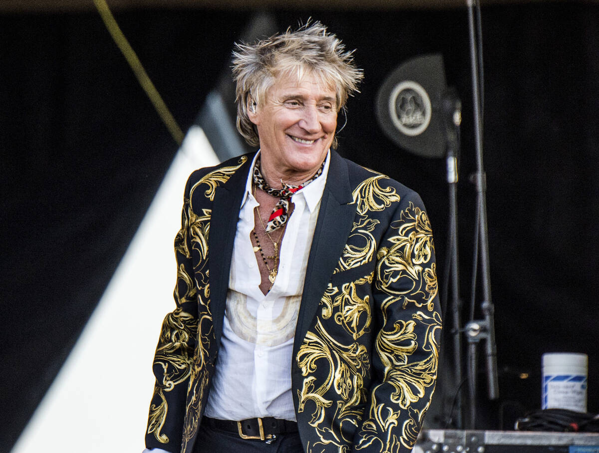 Rod Stewart performs at the New Orleans Jazz and Heritage Festival on April 28, 2018. A plea d ...
