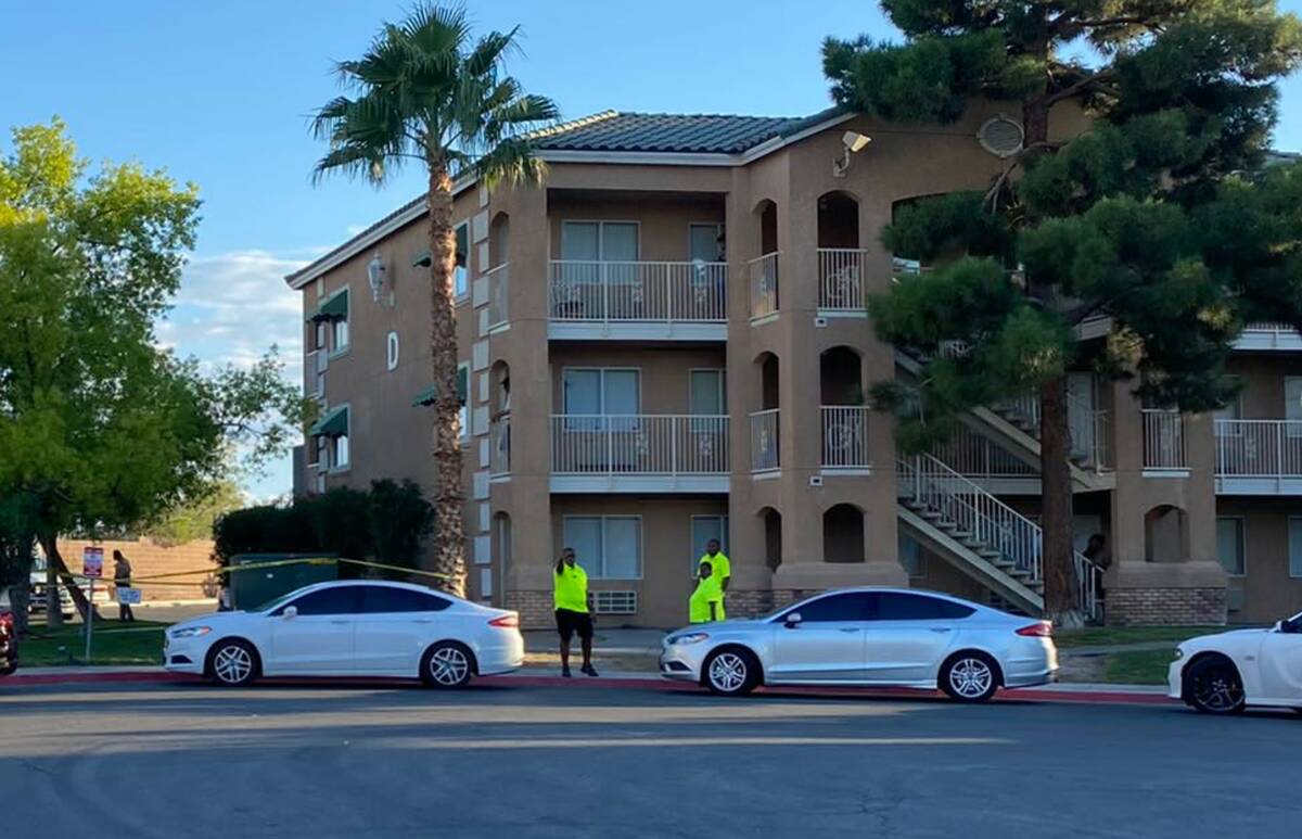 Las Vegas police were investigating a homicide in the 3600 block of West Tropicana Avenue after ...