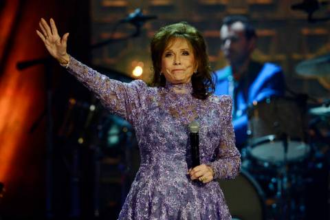 FILE - Loretta Lynn waves to the crowd after performing during the Americana Music Honors and A ...