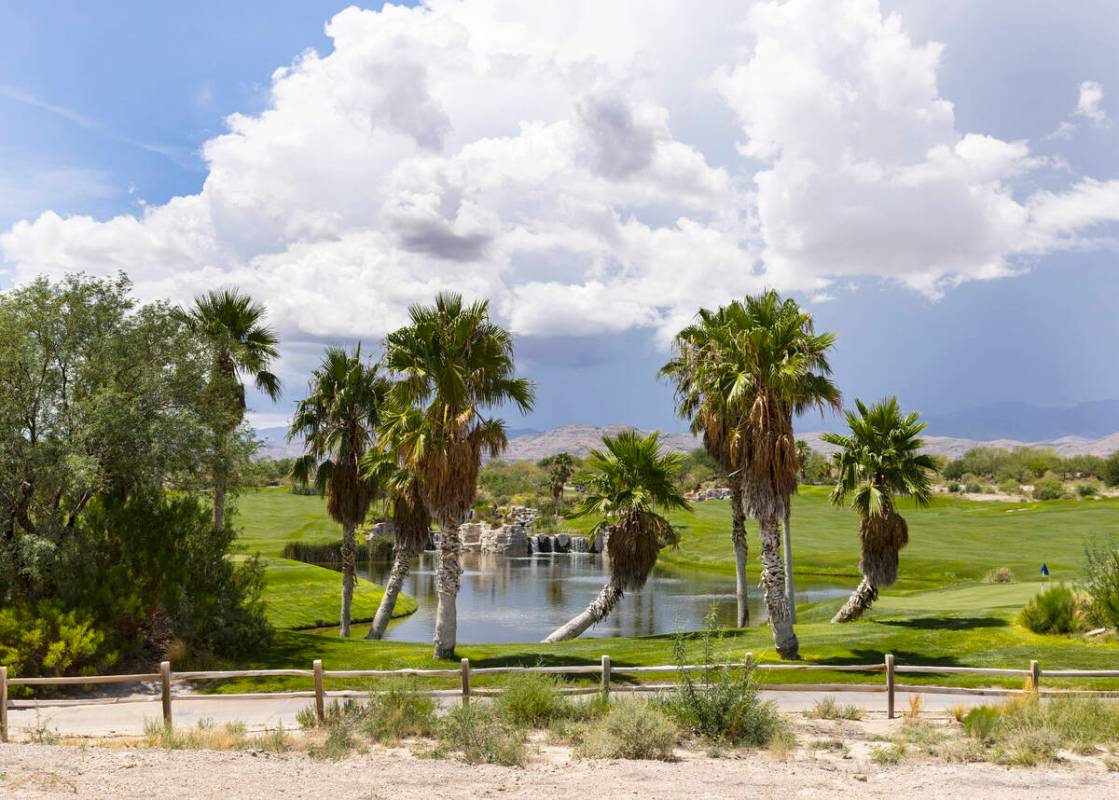 Coyote Springs Golf Club at the intersection of U.S. 93 and State Route 168 is seen on Wednesda ...