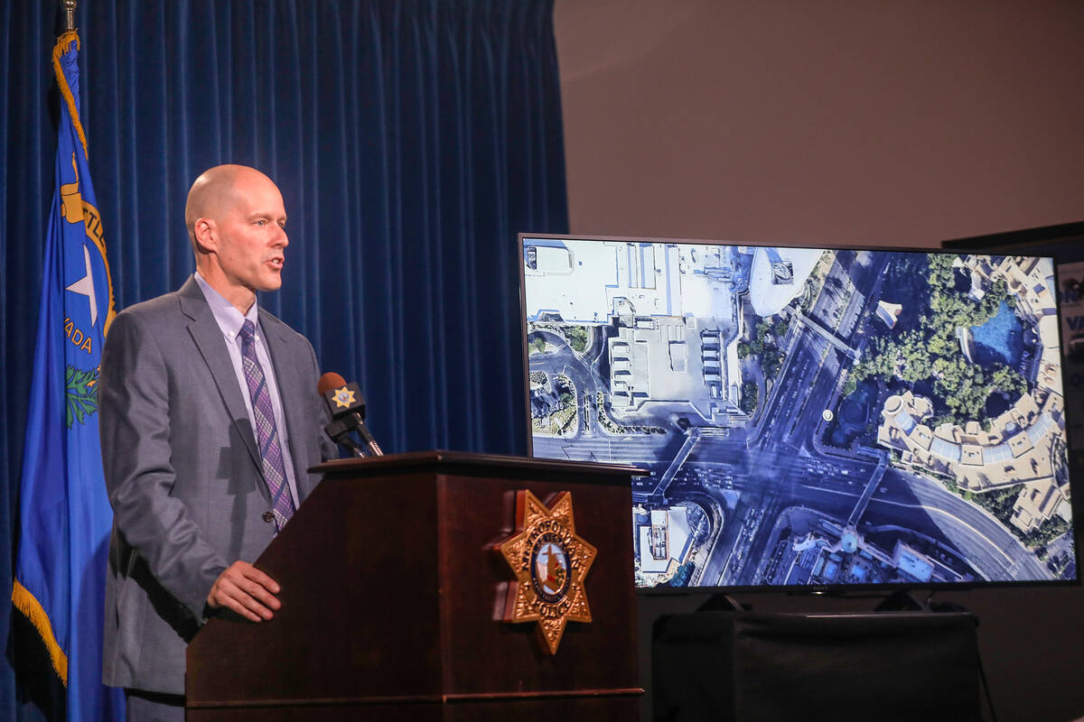 Metropolitan Police Department Deputy Chief James LaRochelle addresses the media regarding a st ...