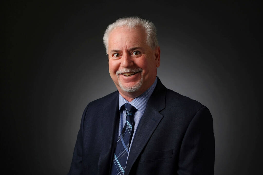 Jeff German, investigative reporter, poses for a portrait at the Las Vegas Review-Journal photo ...