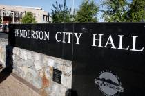 Henderson City Hall on Thursday, April 13, 2017. Bizuayehu Tesfaye Las Vegas Review-Journal @bi ...
