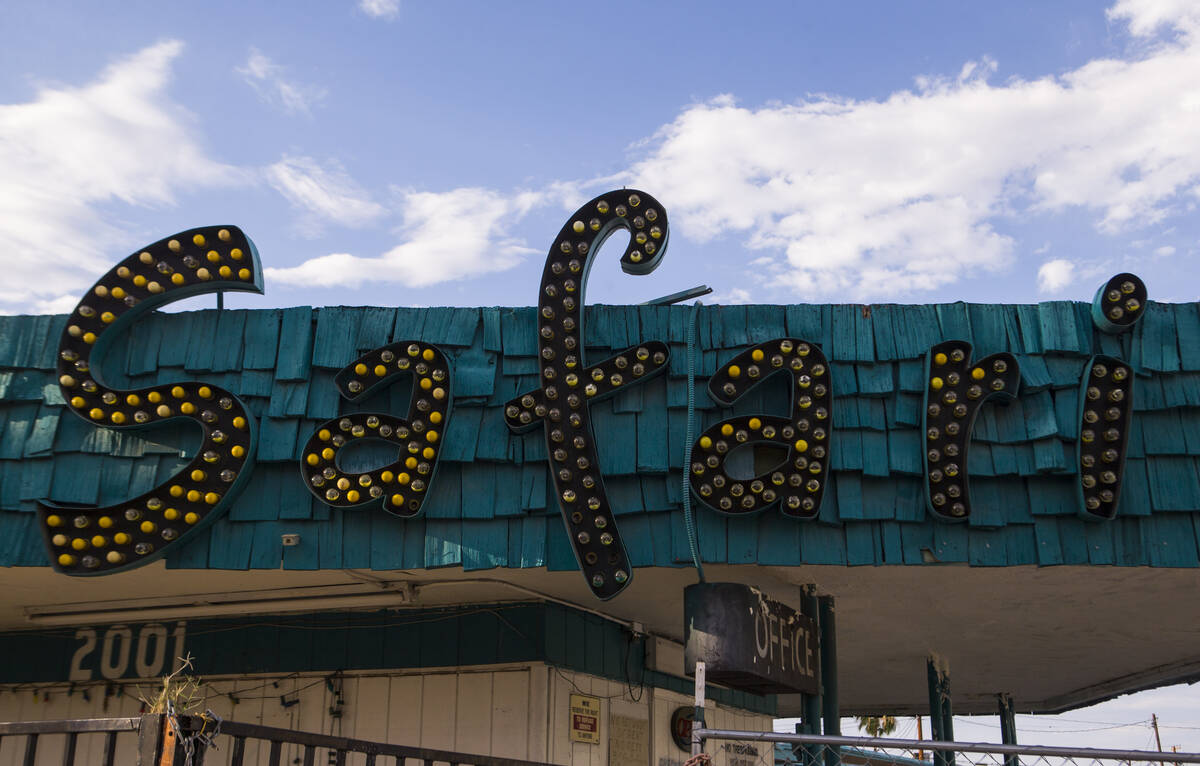 An exterior view of the Safari Motel on Fremont Street in downtown Las Vegas on Wednesday, Sept ...