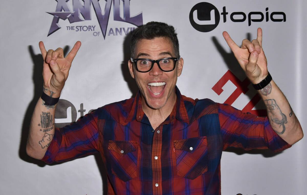 Steve-O attends "The Anvil Experience Live at the Saban" on Thursday, Sept. 22, 2022, in Beverl ...