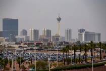 A high of 83 is forecast for Las Vegas on Sunday, Oct. 16, 2022, according to the National Weat ...