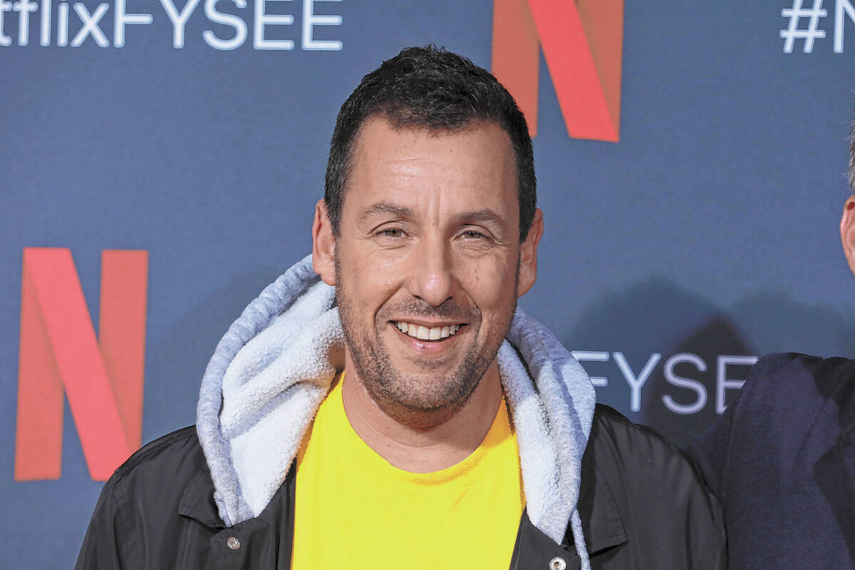 FILE - This May 29, 2019 file photo shows Adam Sandler at the "Adam Sandler: 100% Fresh&qu ...