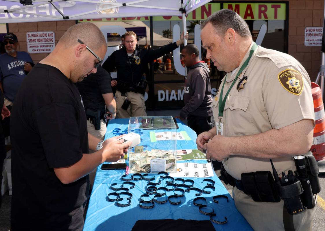 Las Vegas police Capt. Stephen Connell, who was the captain of fallen patrol officer Truong Tha ...