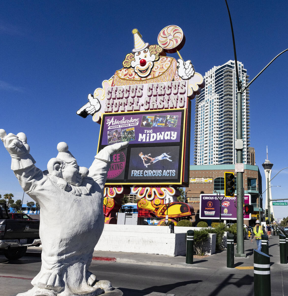 Circus Circus is seen, on Thursday, Oct. 20, 2022, in Las Vegas. (Bizuayehu Tesfaye Las Vegas R ...