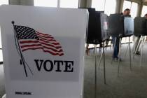 FILE - In this March 18, 2014 file photo, voters cast their ballots in Hinsdale, Ill. (AP Photo ...