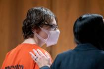 FILE - Ethan Crumbley attends a hearing at Oakland County Circuit Court in Pontiac, Mich., on F ...
