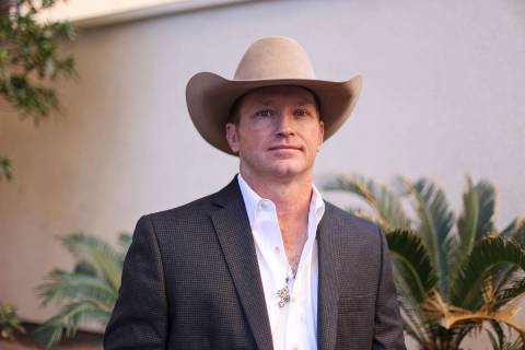 Joey Sonnier outside Harrah's in Las Vegas, Tuesday, Dec. 4, 2018. At 39, he made his first NFR ...
