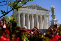 FILE - The U.S Supreme Court is seen, Oct. 11, 2022 in Washington. (AP Photo/Mariam Zuhaib, File)