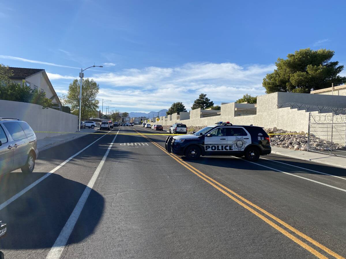 Las Vegas police were investigating a homicide in the 200 block of Kipling Street around 12:20 ...