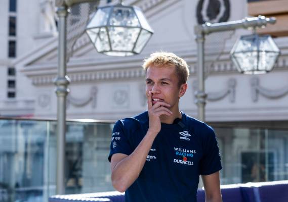Thai-British racing driver Alex Albon talks about coming to Las Vegas to race during the Formul ...