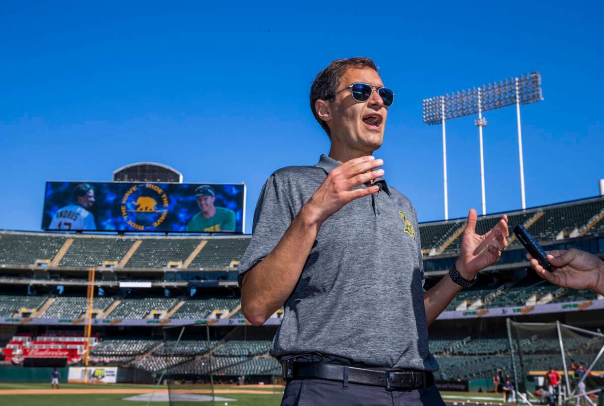 Oakland A's President Dave Kaval talks about the current state of the team, location and future ...