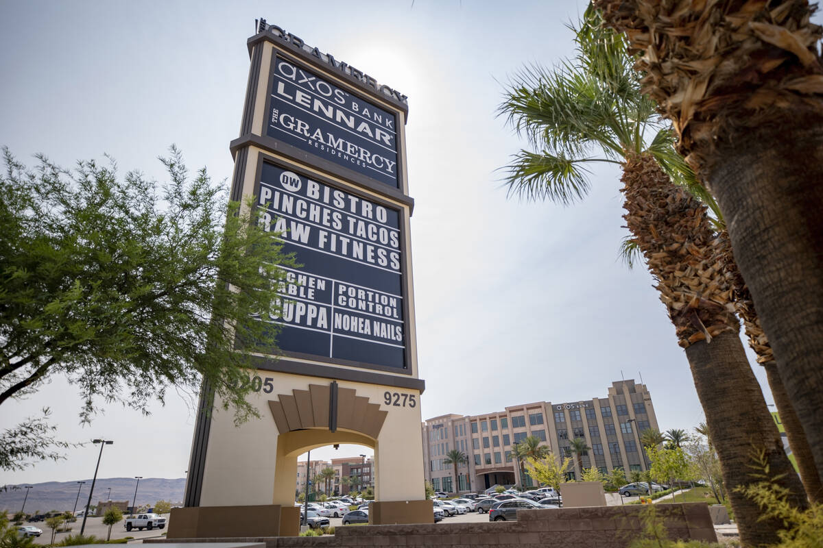 The Gramercy, a mixed-use complex in the southwest Las Vegas Valley formerly known as Manhattan ...