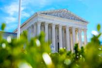 The Supreme Court is seen on Election Day in Washington on Tuesday, Nov. 8, 2022. (AP Photo/Mar ...