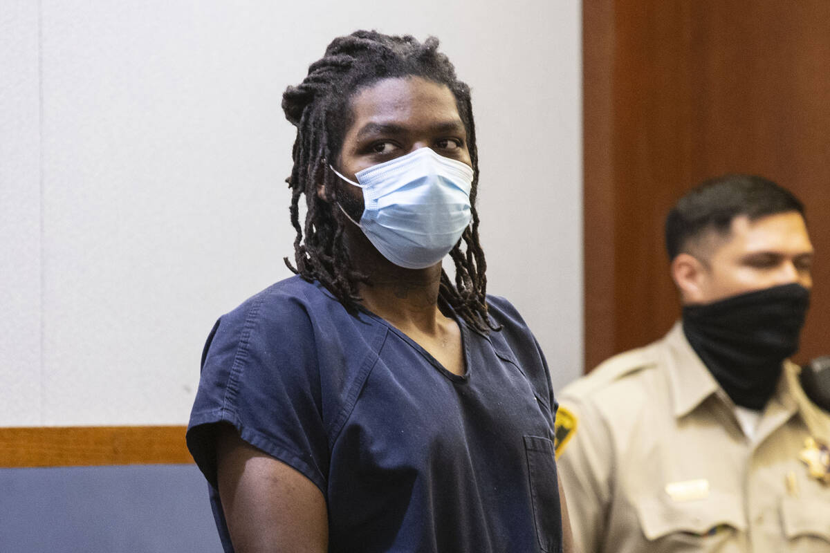 Rashawn Gaston-Anderson, accused of shooting a ShangHai Taste waiter, appears in court at the R ...