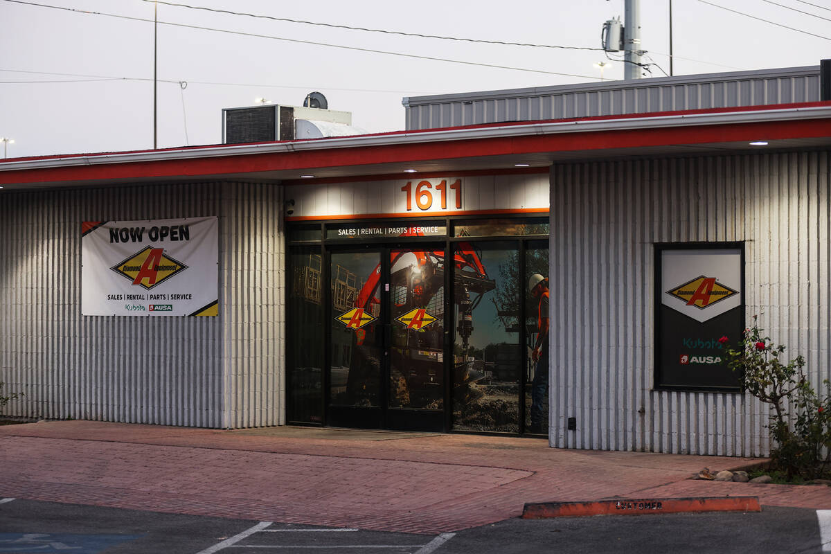 One of the Ahern Rentals locations in Las Vegas, Monday, Nov. 14, 2022. (Rachel Aston/Las Vegas ...