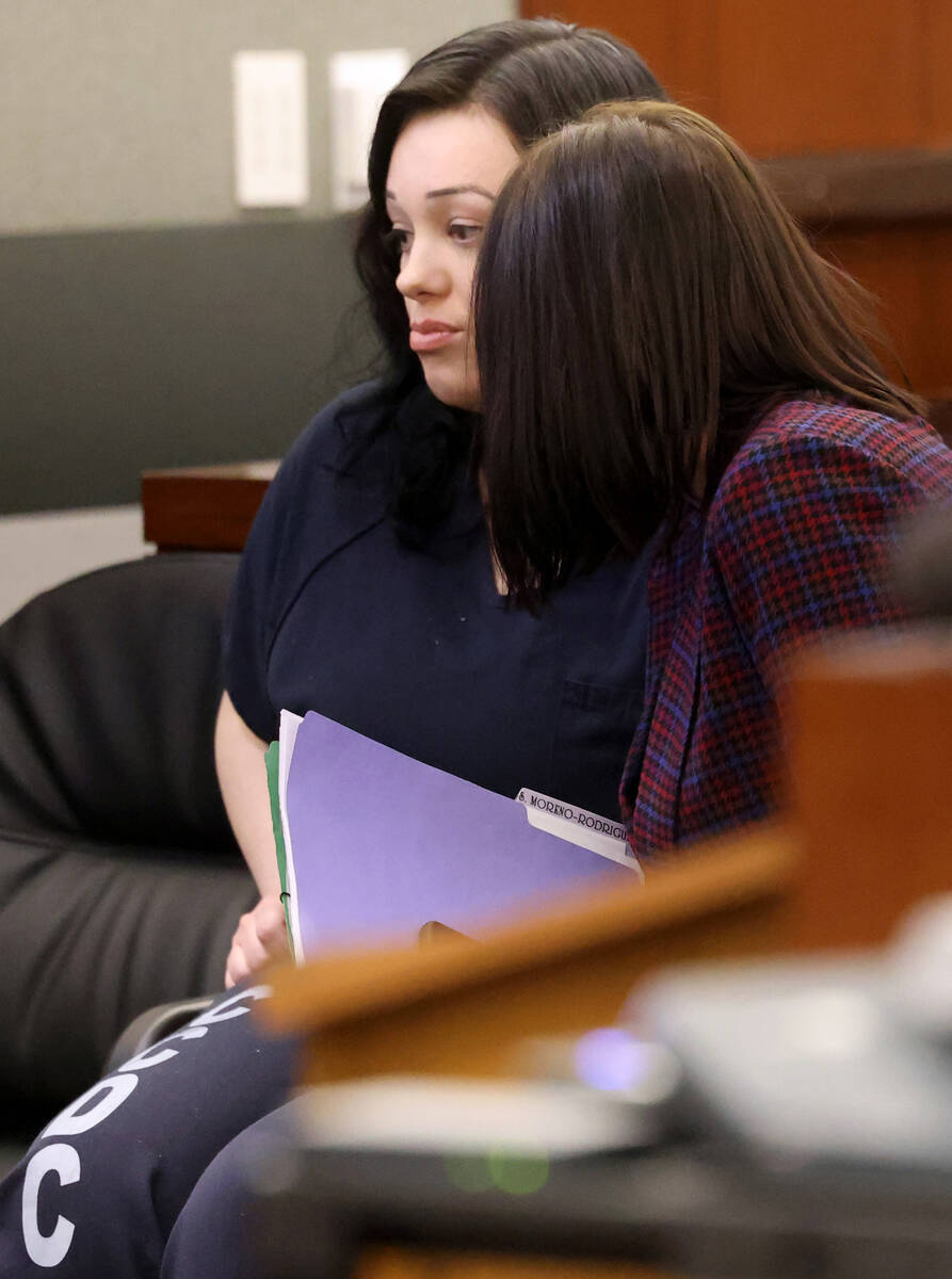 Samantha Moreno Rodriguez, who pleaded guilty to strangling her 7-year-old son, talks to her pu ...