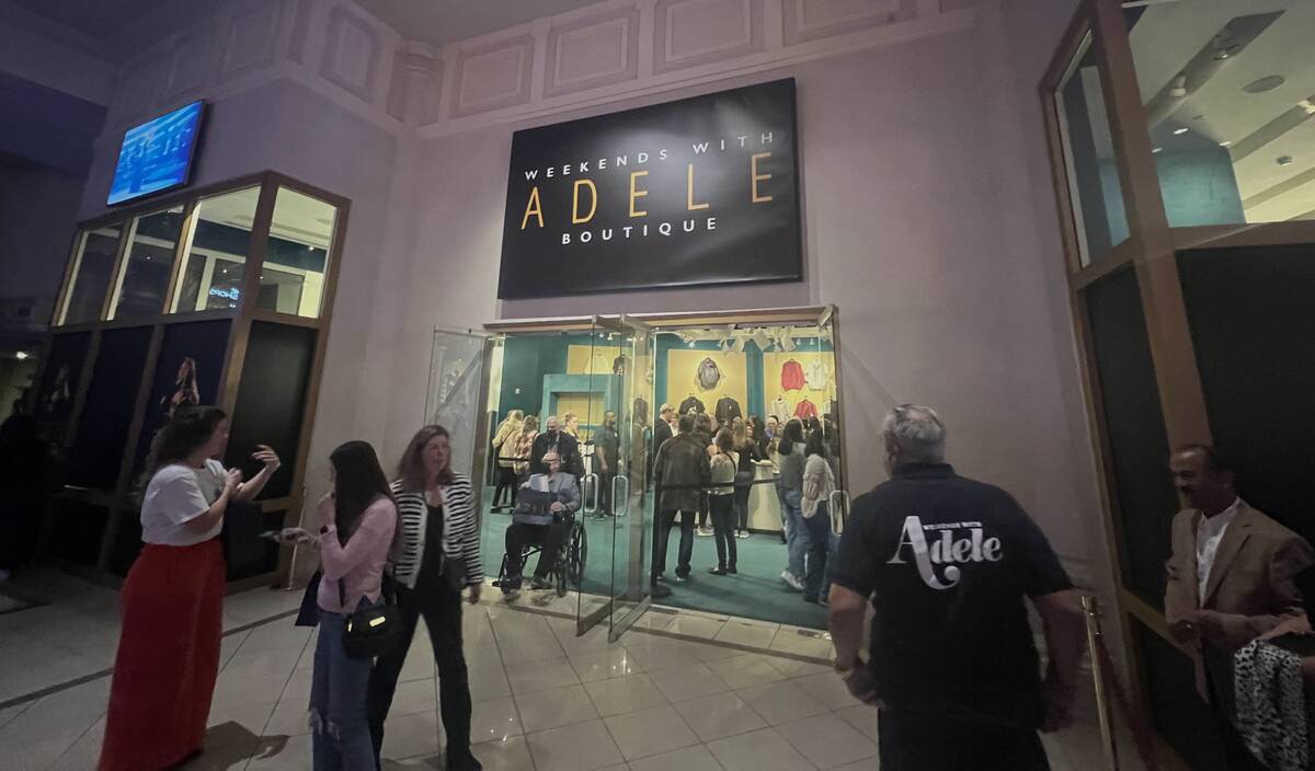 A look at the Weekends With Adele Boutique, just ahead of the superstar's premiere on Friday, N ...