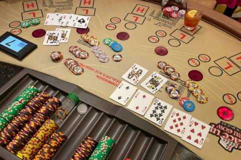 A player snared five aces on Face Up Pai Gow, hitting the major progressive jackpot for $100,85 ...