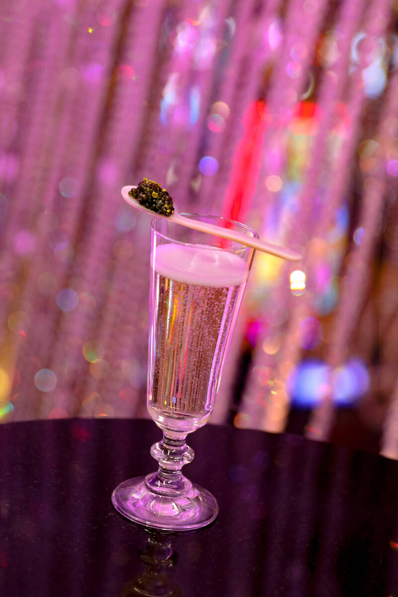 The Champgane Wishes, Caviar Dreams pairing from Wicked Spoon Buffet in The Cosmopolitan of Las ...
