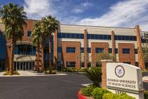 Roseman University of Health Sciences on Wednesday, May 26, 2021, in Las Vegas. (Benjamin Hager ...