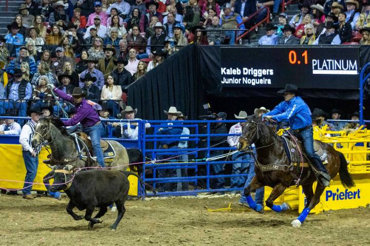 Header Kaleb Driggers of Hoboken, GA,. and Junior Nogueira of Presidente Prudente, SP., close i ...