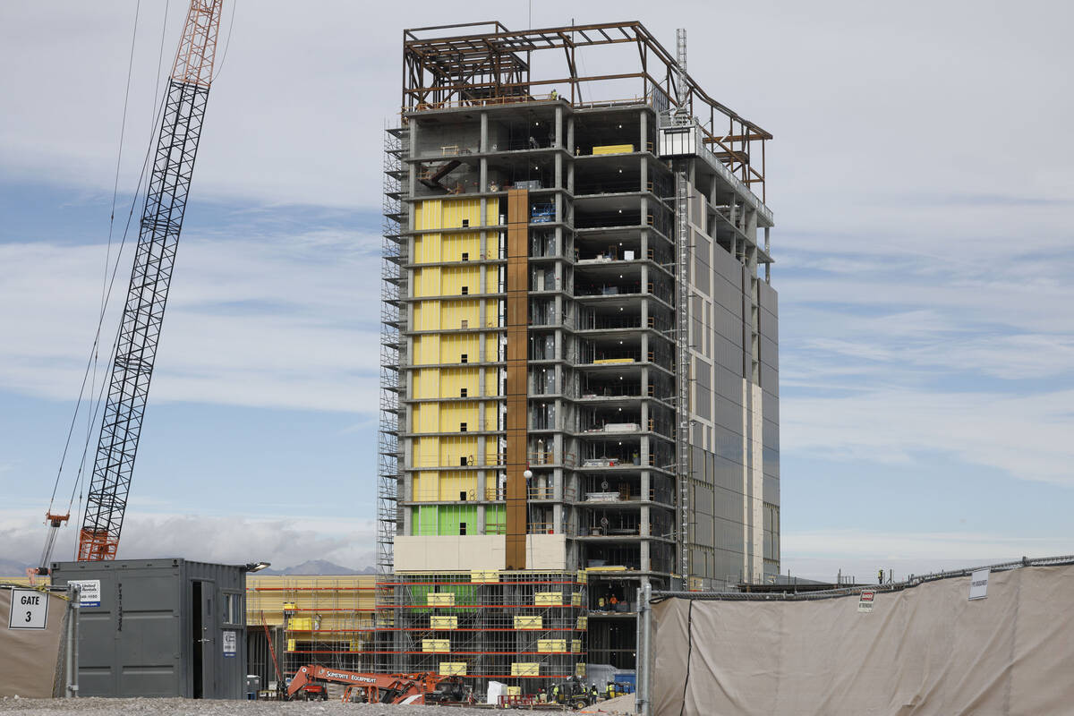 Station Casinos' under-construction Durango resort is seen, Monday, Dec. 5, 2022, in Las Vegas. ...