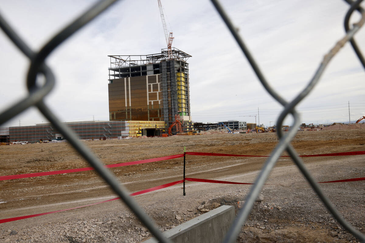 Station Casinos' under-construction Durango resort is seen, Monday, Dec. 5, 2022, in Las Vegas. ...