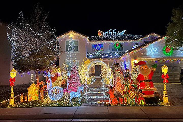 More than 200 homes with Christmas light displays and many other Christmas options are listed o ...
