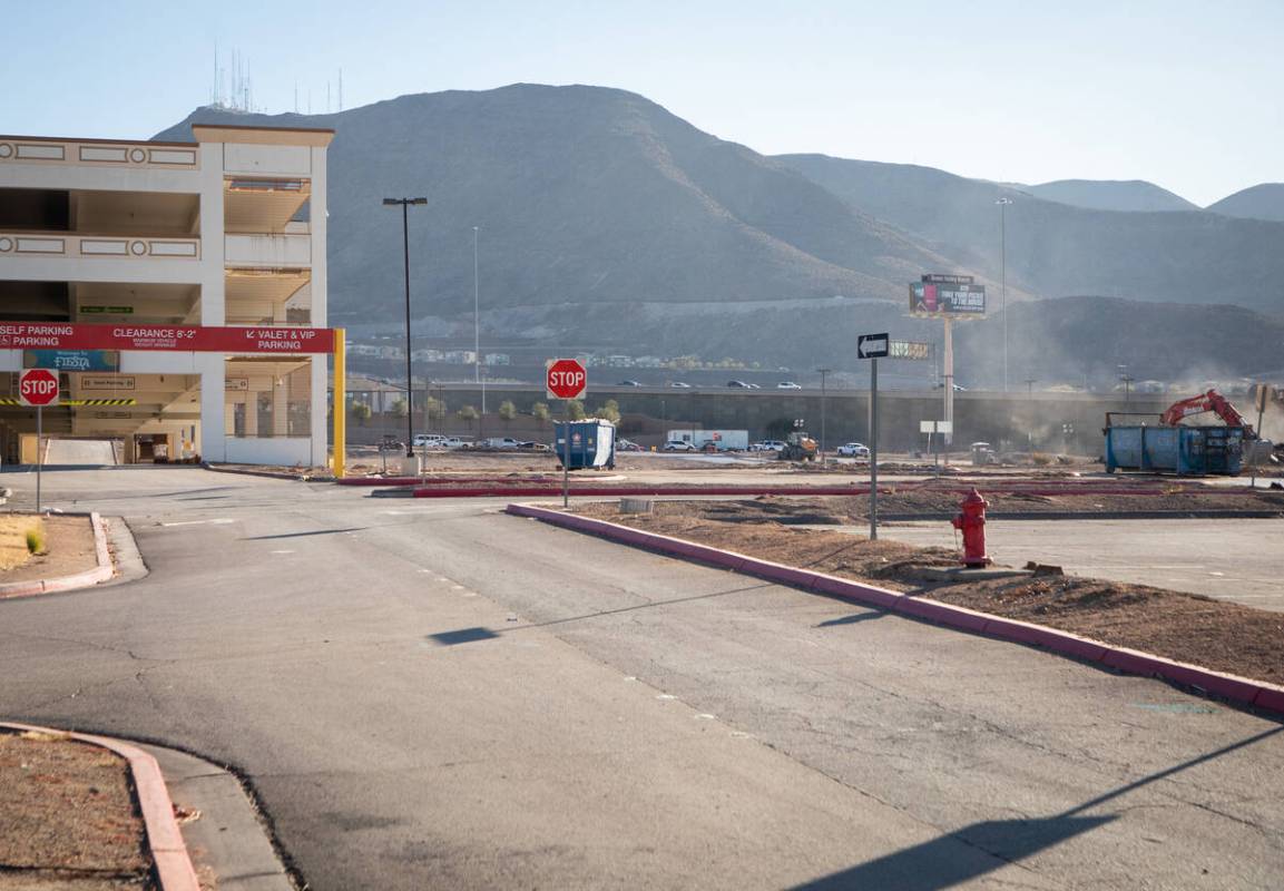 The former Fiesta Henderson site on Thursday, Dec. 8, 2022 in Henderson. The hotel-casino has b ...