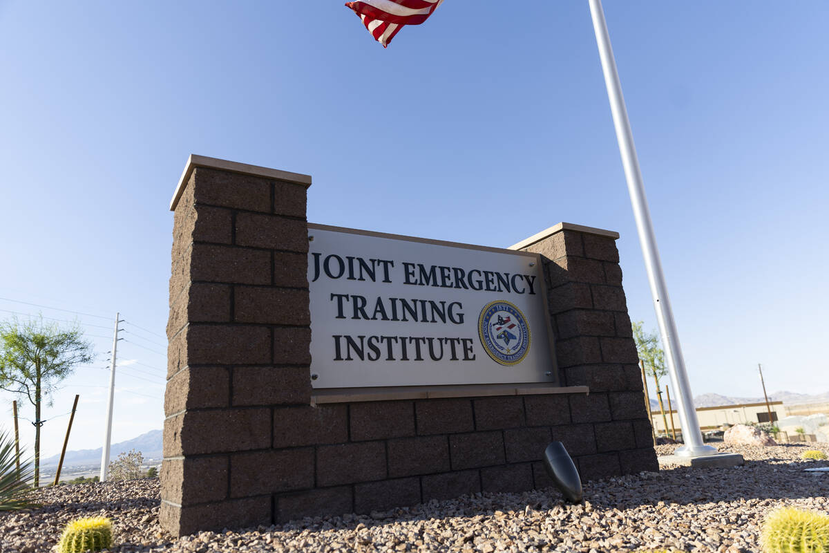 The Reality Based Training Center in Las Vegas is seen on Tuesday, Sept. 27, 2022. (Erik Verduz ...