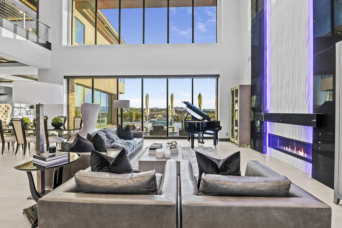 The living room. (Douglas Elliman, Nevada)