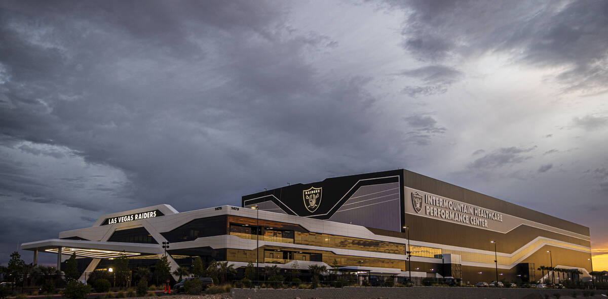 Raiders Headquarters and Intermountain Healthcare Performance Center on Monday, Aug. 30, 2021, ...