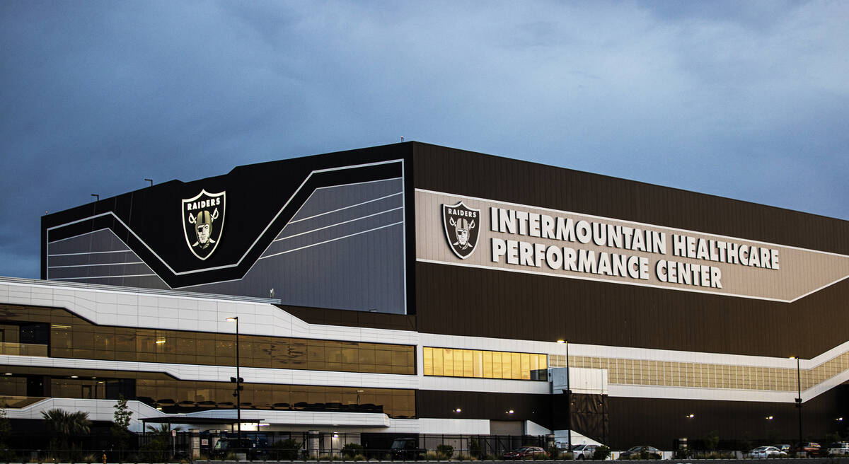 Raiders Headquarters and Intermountain Healthcare Performance Center on Monday, Aug. 30, 2021, ...