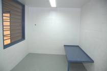 The holding cell, or "last night cell" where the inmate is kept before the execution. ...