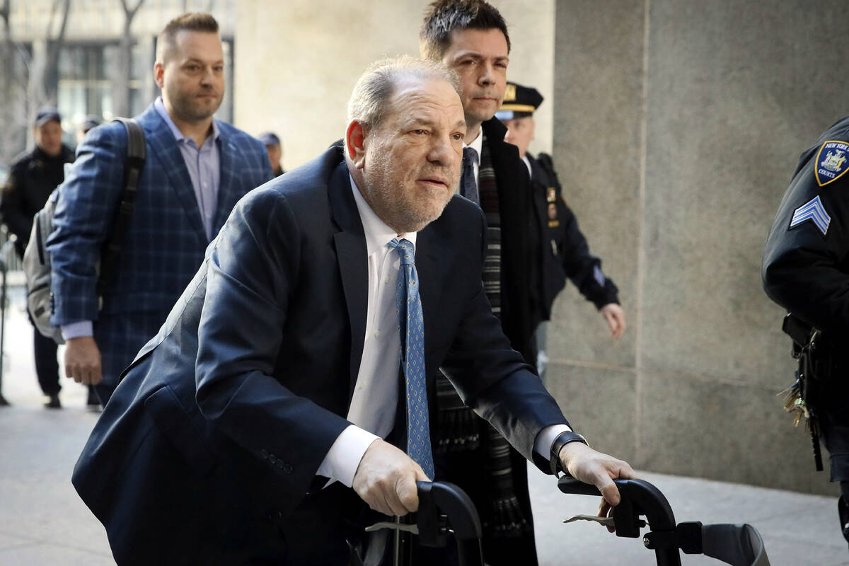 Harvey Weinstein arrives at a Manhattan courthouse as jury deliberations continue in his rape t ...