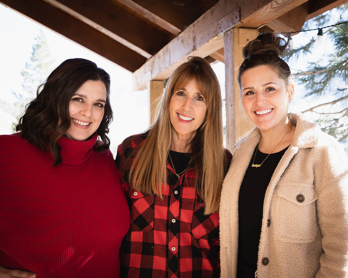 Angie Tomashowski, owner of Mt. Charleston Realty, Inc., with crew. (Tonya Harvey/Real Estate M ...