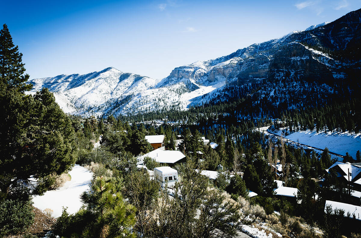 The Mount Charleston cabin at 4947 Snow White Road in the Echo Subdivision of Mount Charleston ...