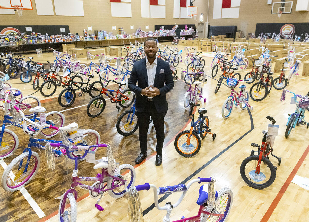 Clark County Commissioner William McCurdy II poses for a photo prior to the start of the annual ...