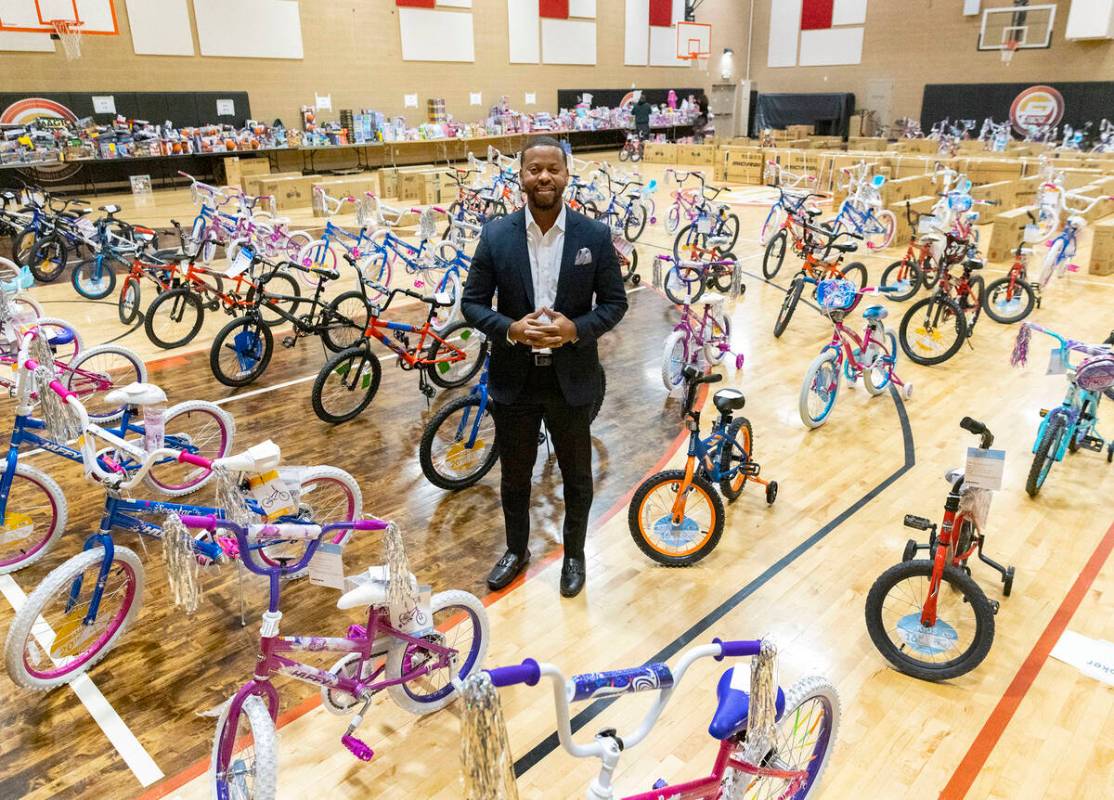 Clark County Commissioner William McCurdy II poses for a photo prior to the start of the annual ...